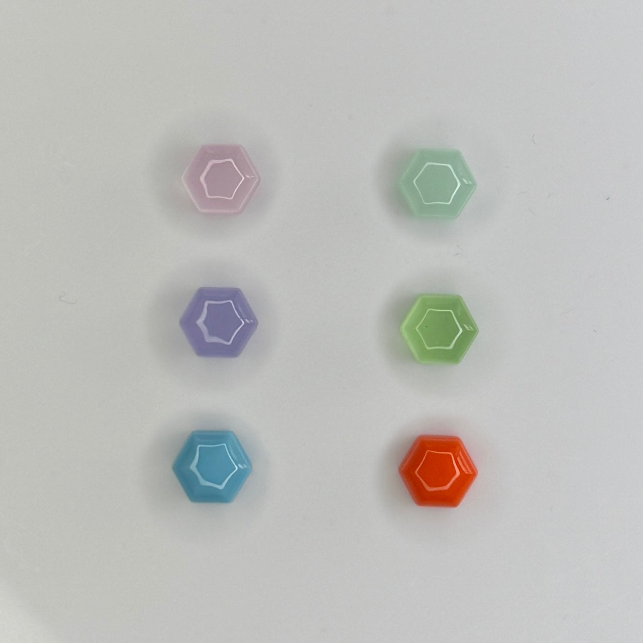 Flat Back Hexagon Cabochon