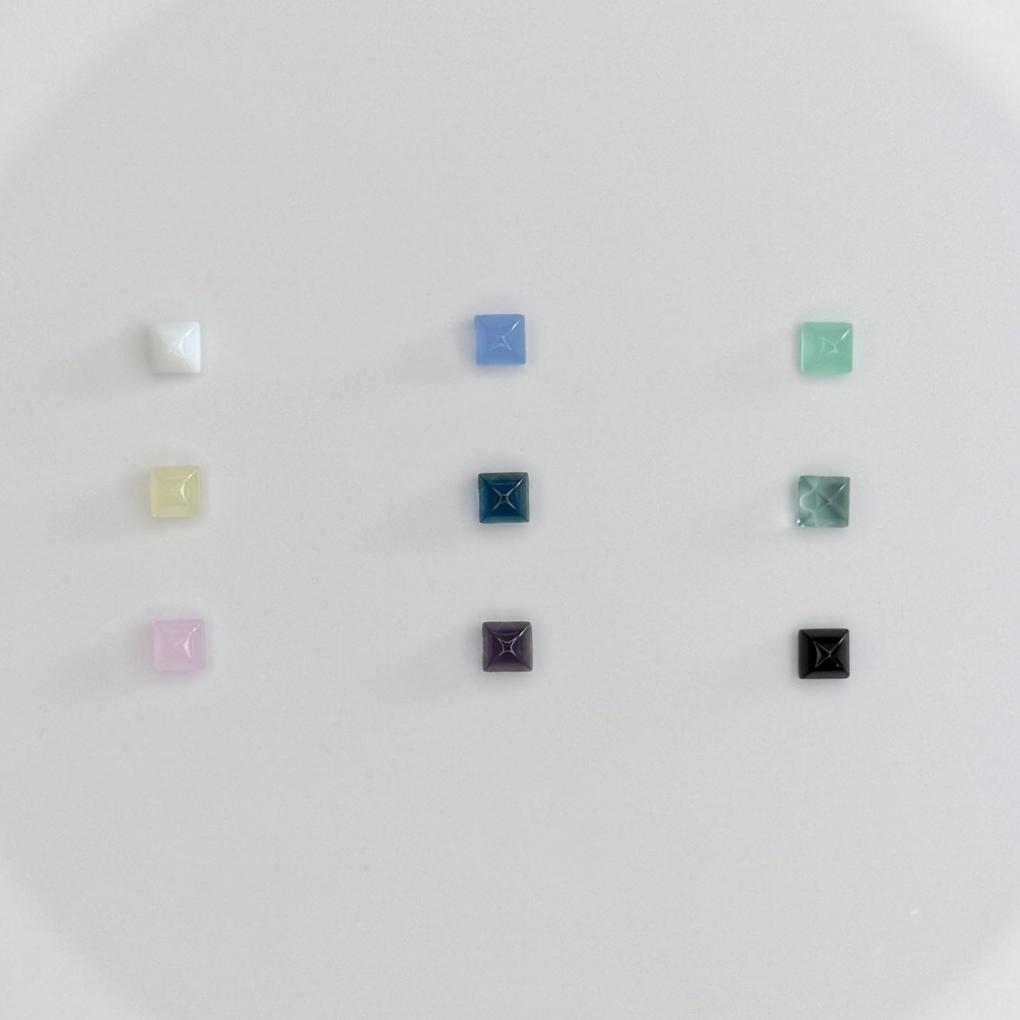 Flat Back Square Cabochon