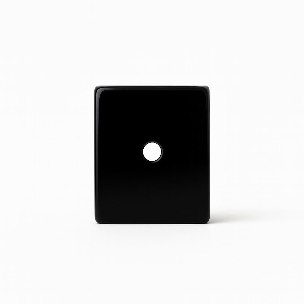 Flat Rectangle with Center Hole