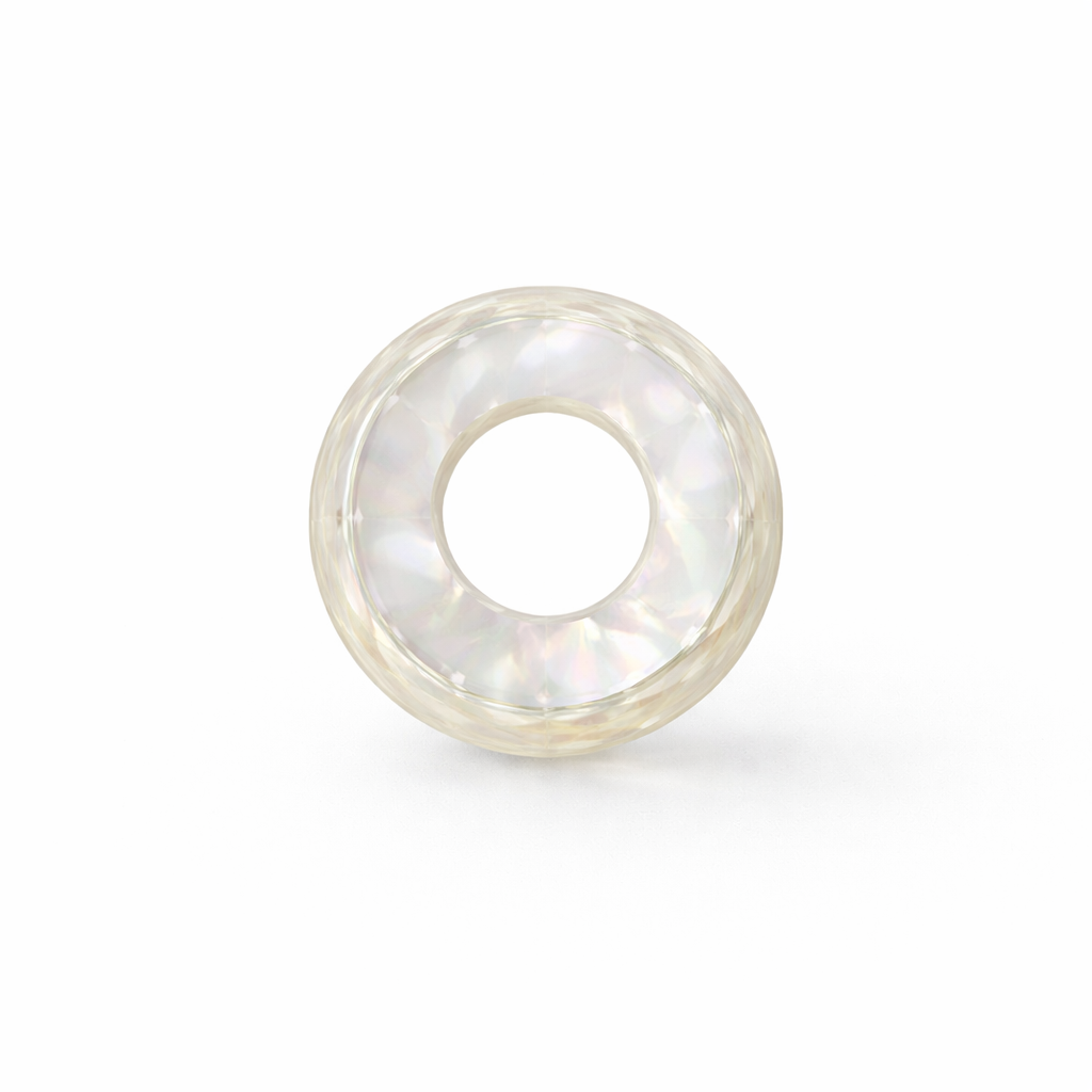 Flat Back Round with Hole