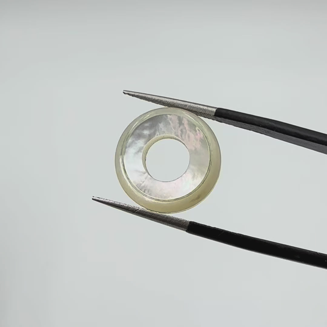 Flat Back Round with Hole